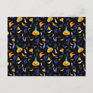 Halloween Forest Postcard