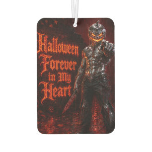 Halloween Forever In My Heart Gothic Pumpkin Jack Air Freshener