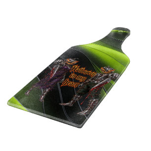 Halloween Forever In My Heart Gothic Pumpkin Jack Cutting Board