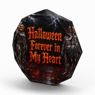 Halloween Forever In My Heart Gothic Pumpkin Jack Photo Block