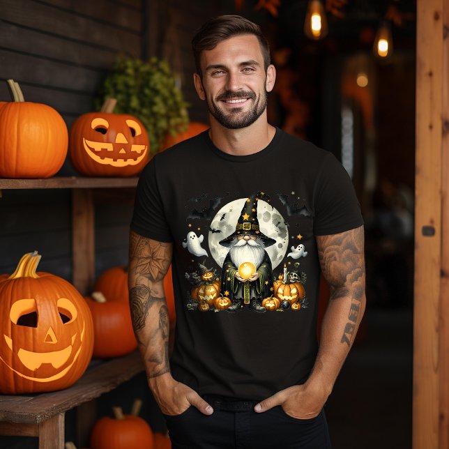 Halloween Fortune Teller Gnome Tri-Blend Shirt (Creator Uploaded)