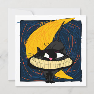 Halloween Fraidy Cat Invitation