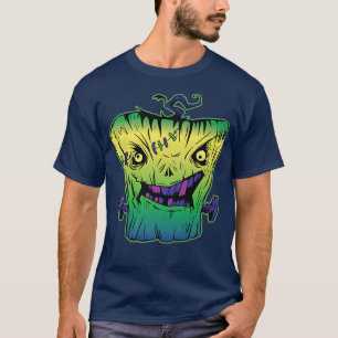 Halloween Franken Pumpkin Graphic for Kids and Big T-Shirt