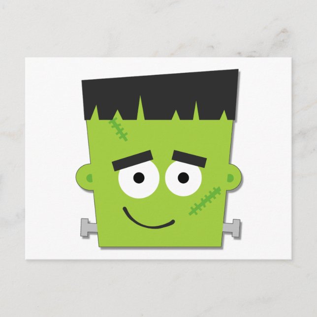 Halloween Frankenstein T-shirts and Gifts Postcard (Front)