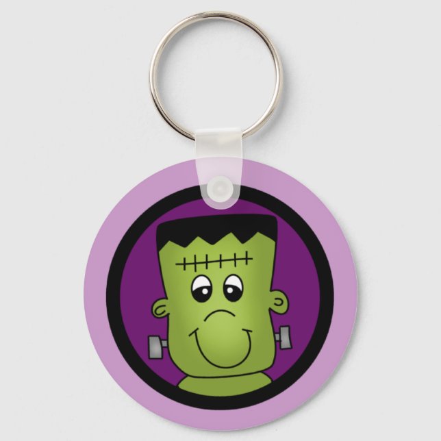 Halloween Frankie Tshirts and Gifts Keychain (Front)