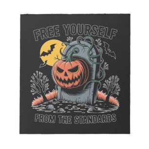 Halloween Free Yourself From The Standards.jpg Notepad