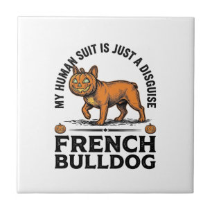 Halloween French Bulldog Pumpkin Costume Shirt_1 Tile