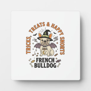 Halloween French Bulldog Trickster Plaque