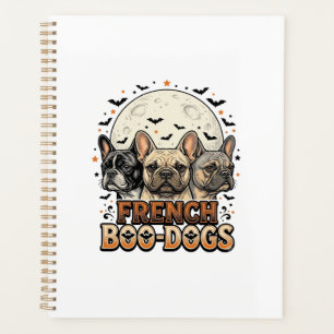 Halloween Frenchie Boo Dogs Drôle Vintage_1