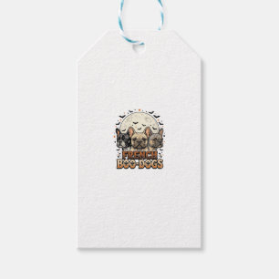 Halloween Frenchie Boo Dogs Funny Vintage_1 Gift Tags