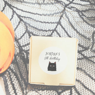 Halloween Friends Cute Modern Boy Birthday Favour Classic Round Sticker