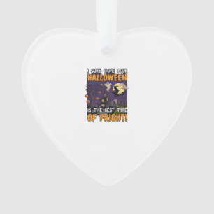 Halloween Fright Haunted House Witch Ghost_1 Ornament