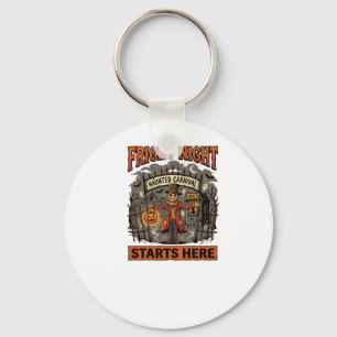 Halloween Fright Night Festival Keychain