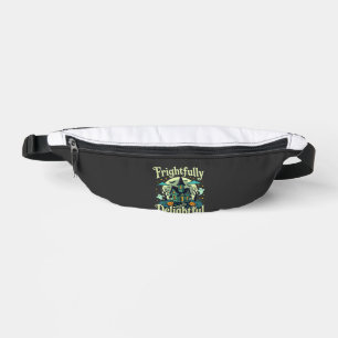 Halloween Frightfully Delightful Haunted House Vec Fanny Pack