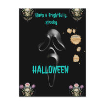 Halloween Frightfully Post Card