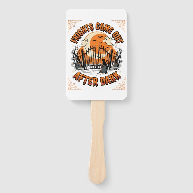 Halloween Frights After Dark Hand Fan (Front)