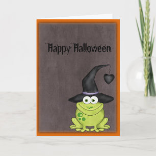 Halloween Frog Card