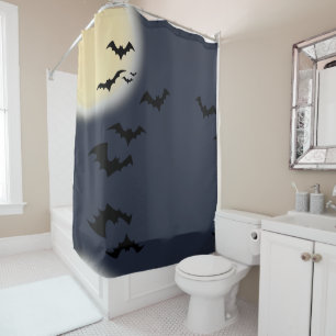 Halloween Full Moon With Bats