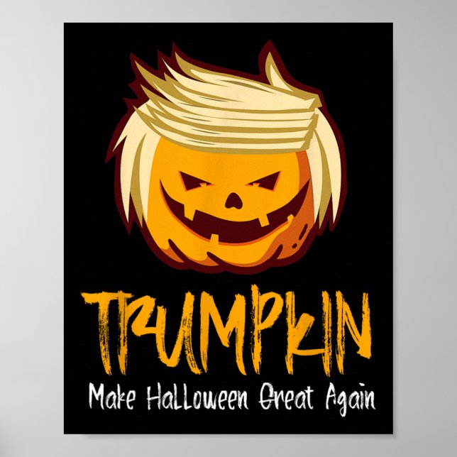 Halloween Fun Donald Trump Costume Gift Idea  Poster (Front)