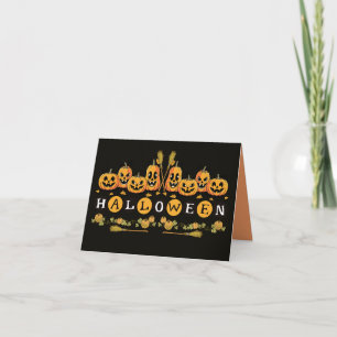 Halloween fun pumpkin  card