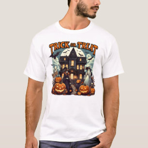 Halloween fun with pumpkins and ghosts! T-Shirt
