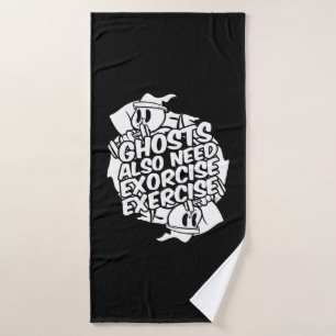 Halloween Funny Bath Towel