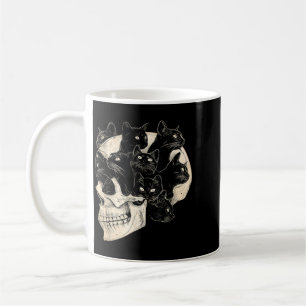 Halloween Funny Black Cat Vintage Cats Coffee Mug