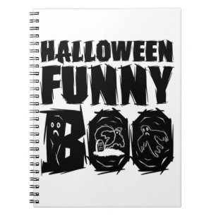 Halloween FUNNY BOO T SHIRT Notebook