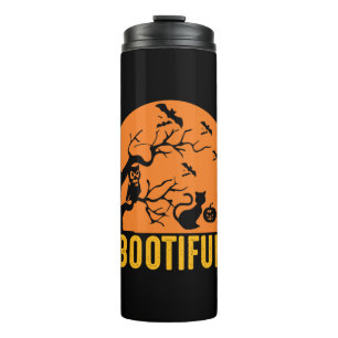 Halloween Funny Bootiful Birthday Thermal Tumbler