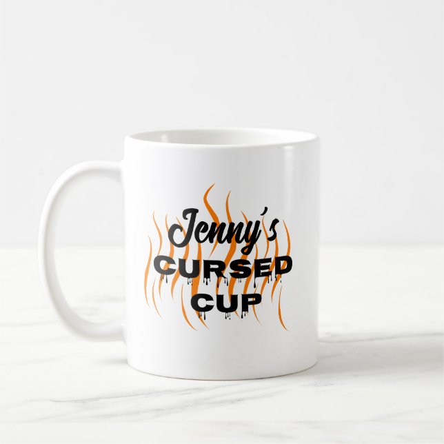 Halloween Funny Cursed Cup (Left)