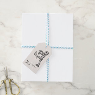 Halloween funny now unwrap the gifts gift tags