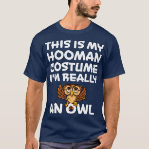 Halloween Funny OWL Costume Owl Lover Graphic T-Shirt