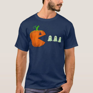Halloween Funny Pumpkin Ghosts Boys Kids Women Men T-Shirt
