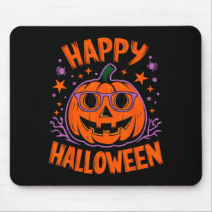 Halloween Funny Pumpkin Happy Halloween Mouse Pad