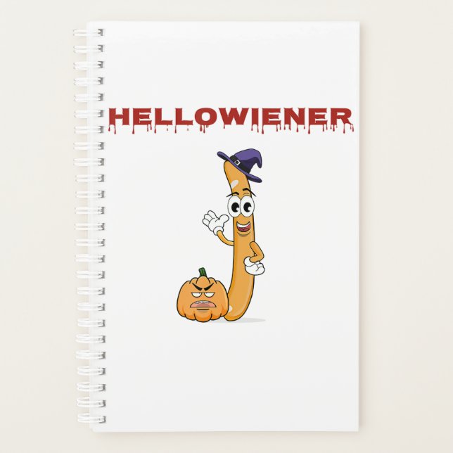 Halloween Funny Sarcastic Waving Wiener Pumpkin Wi (Devant)