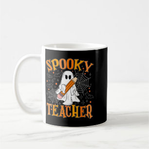 Halloween Funny Spooky Teacher Costume Boo Ghost Coffee Mug