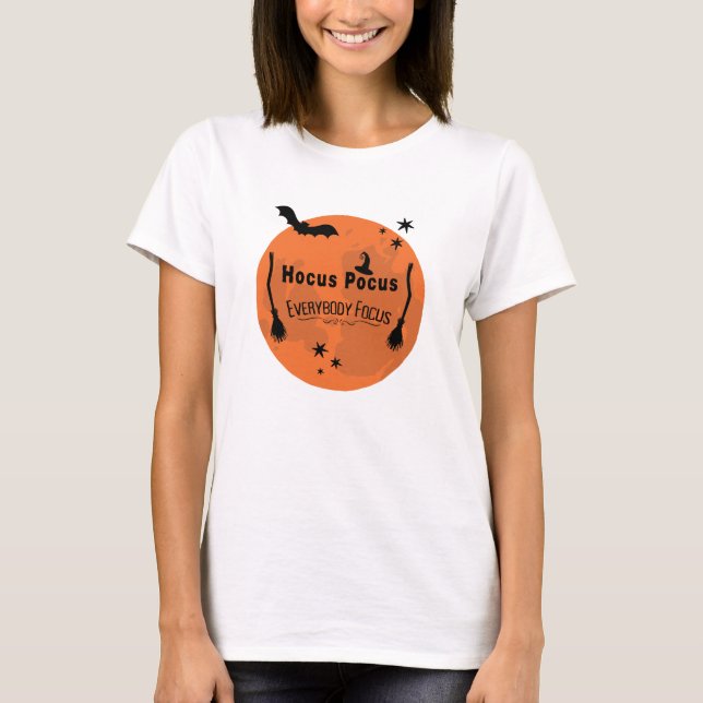 Halloween Funny Teacher T-Shirt (Front)