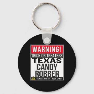 Halloween Funny Texas Keychain