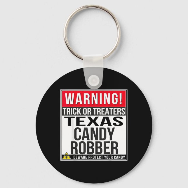 Halloween Funny Texas Keychain (Front)