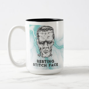 Halloween Funny  Two-Tone Coffee Mug
