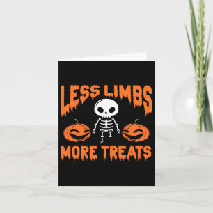 Halloween Funny Wheelchair Amputee Humour Statemen Card