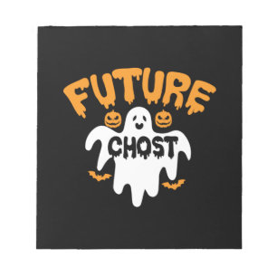 Halloween Future Chost Birthday Notepad