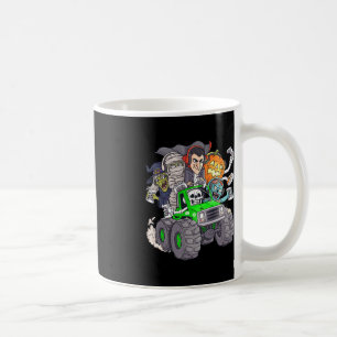 Halloween Gamer Skeleton Zombie Monster Truck Boys Coffee Mug
