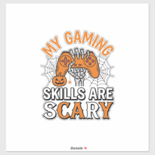 Halloween Gamer Skills Are Scary Vintage Shirt Des