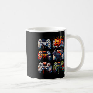 Halloween Gaming Controllers Mummy Skeleton Zombie Coffee Mug