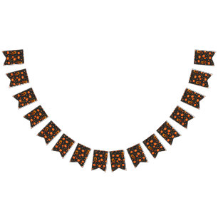 halloween garland bunting flags