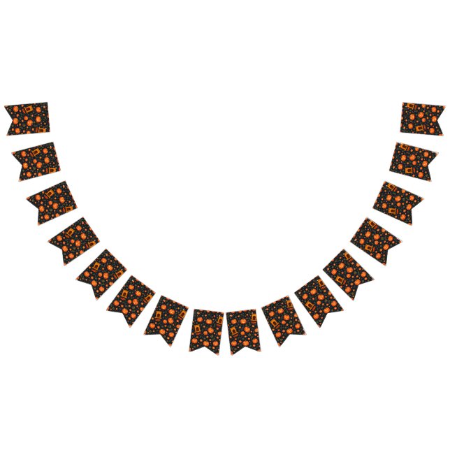 halloween garland bunting flags (All)