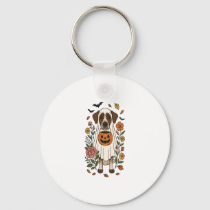 Halloween German Shorthaired Pointer Keychain
