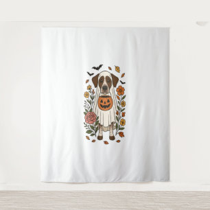 Halloween German Shorthaired Pointer Tapestry
