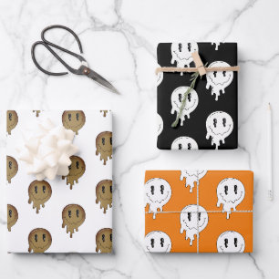 Halloween ghost ☜ 3 wrapping paper sheet